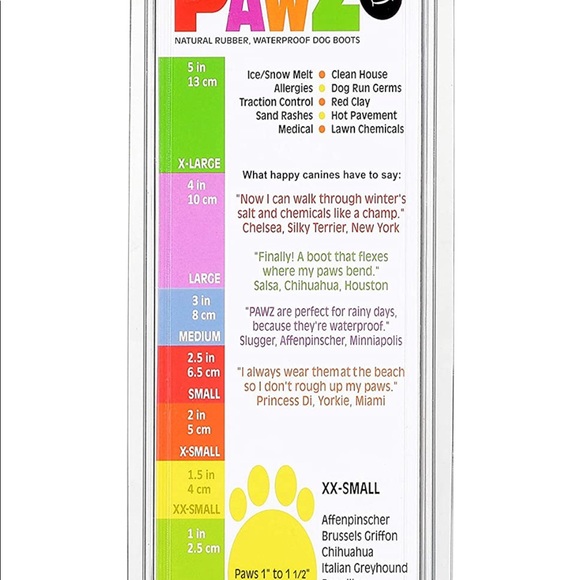 PAWS XS Yellow 1 1/2” - Picture 4 of 9